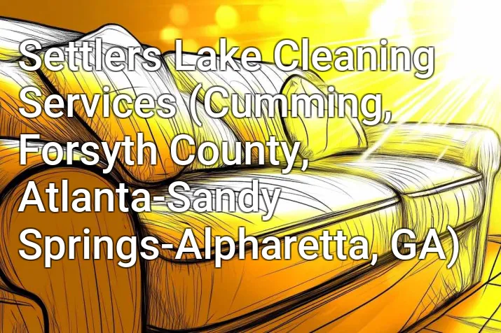 Settlers Lake Cleaning Services (Cumming, Forsyth County, Atlanta-Sandy Springs-Alpharetta, GA)