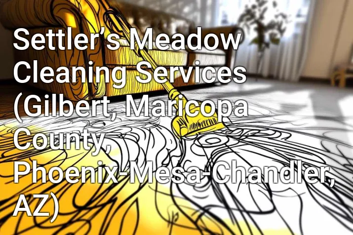 Settler’s Meadow Cleaning Services (Gilbert, Maricopa County, Phoenix-Mesa-Chandler, AZ)