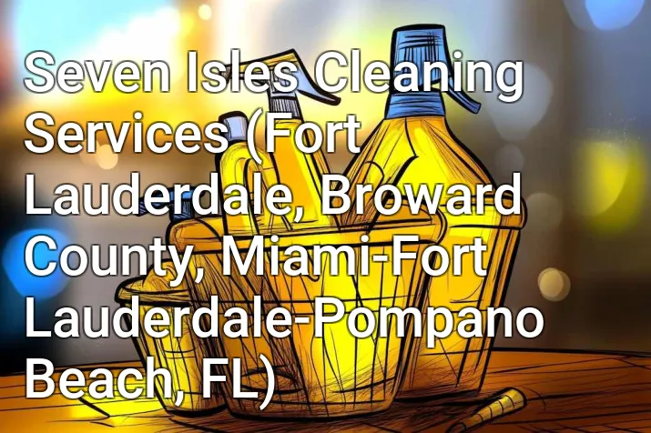 Seven Isles Cleaning Services (Fort Lauderdale, Broward County, Miami-Fort Lauderdale-Pompano Beach, FL)