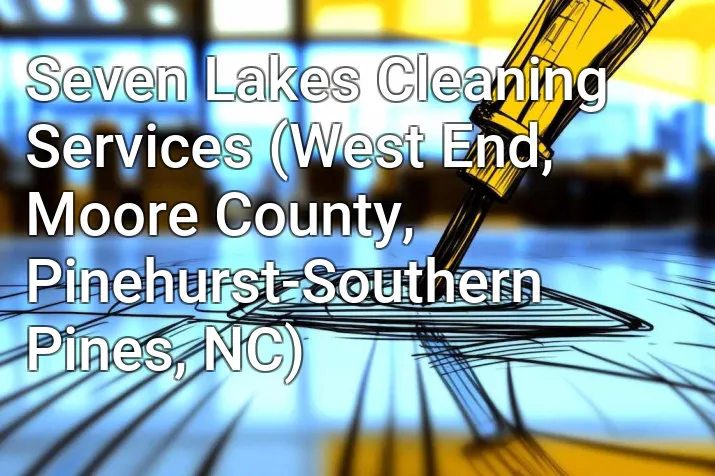 Seven Lakes Cleaning Services (West End, Moore County, Pinehurst-Southern Pines, NC)