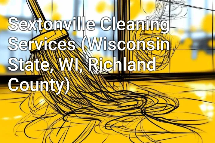 Sextonville Cleaning Services (Wisconsin State, WI, Richland County)