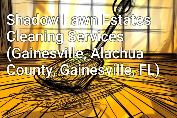 Shadow Lawn Estates Cleaning Services (Gainesville, Alachua County, Gainesville, FL)