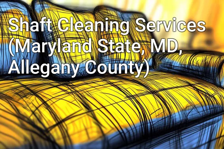 Shaft Cleaning Services (Maryland State, MD, Allegany County)