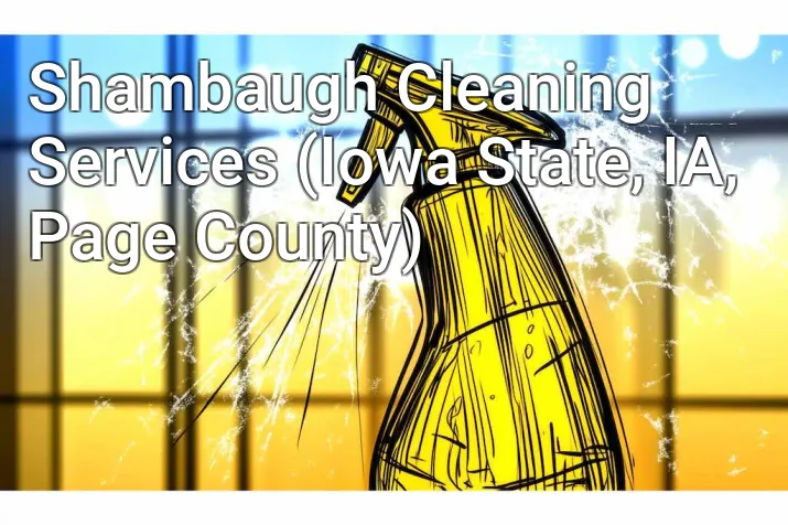 Shambaugh Cleaning Services (Iowa State, IA, Page County)