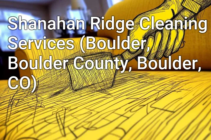 Shanahan Ridge Cleaning Services (Boulder, Boulder County, Boulder, CO)