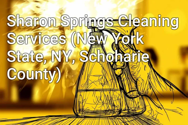Sharon Springs Cleaning Services (New York State, NY, Schoharie County)