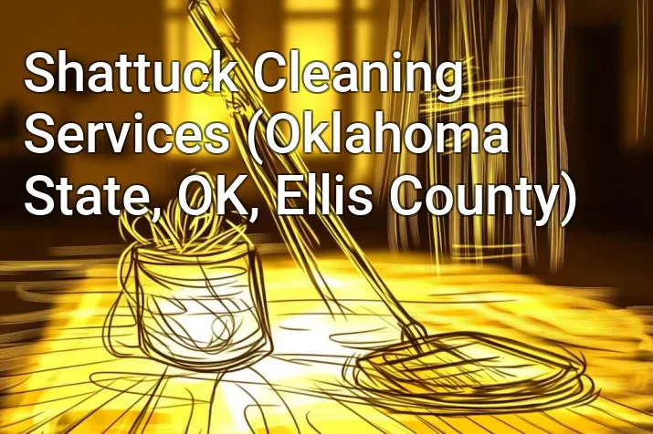 Shattuck Cleaning Services (Oklahoma State, OK, Ellis County)