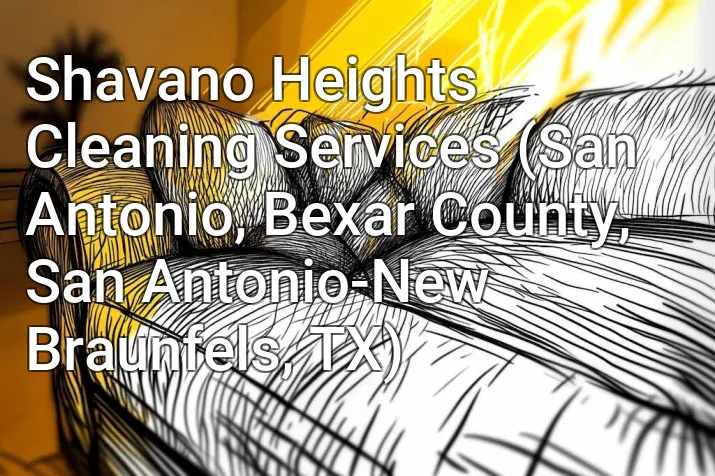 Shavano Heights Cleaning Services (San Antonio, Bexar County, San Antonio-New Braunfels, TX)