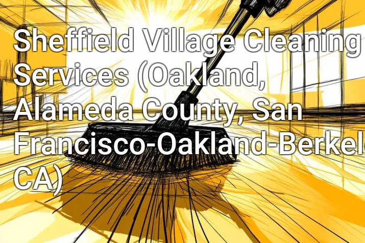 Sheffield Village Cleaning Services (Oakland, Alameda County, San Francisco-Oakland-Berkeley, CA)