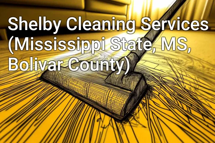 Shelby Cleaning Services (Mississippi State, MS, Bolivar County)