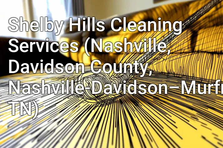 Shelby Hills Cleaning Services (Nashville, Davidson County, Nashville-Davidson–Murfreesboro–Franklin, TN)