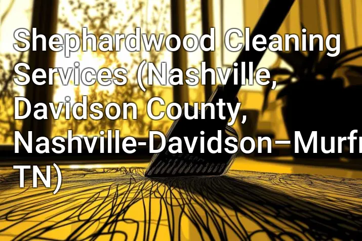 Shephardwood Cleaning Services (Nashville, Davidson County, Nashville-Davidson–Murfreesboro–Franklin, TN)