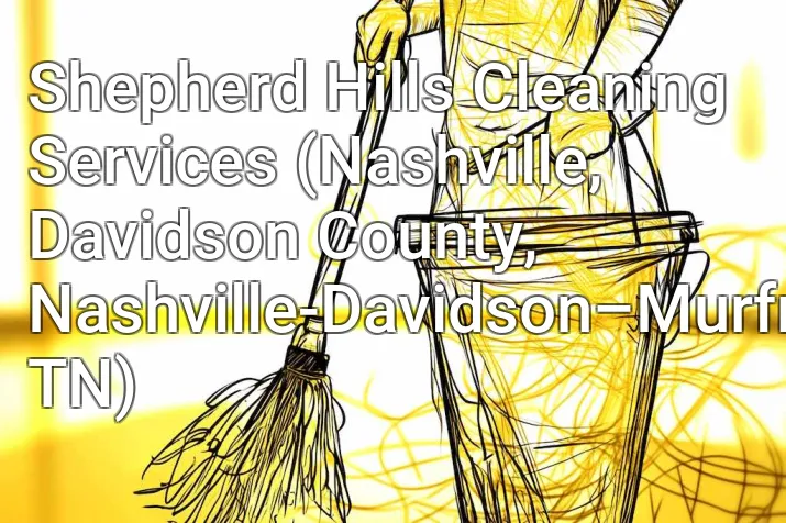 Shepherd Hills Cleaning Services (Nashville, Davidson County, Nashville-Davidson–Murfreesboro–Franklin, TN)