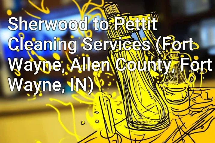 Sherwood to Pettit Cleaning Services (Fort Wayne, Allen County, Fort Wayne, IN)