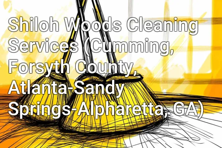 Shiloh Woods Cleaning Services (Cumming, Forsyth County, Atlanta-Sandy Springs-Alpharetta, GA)