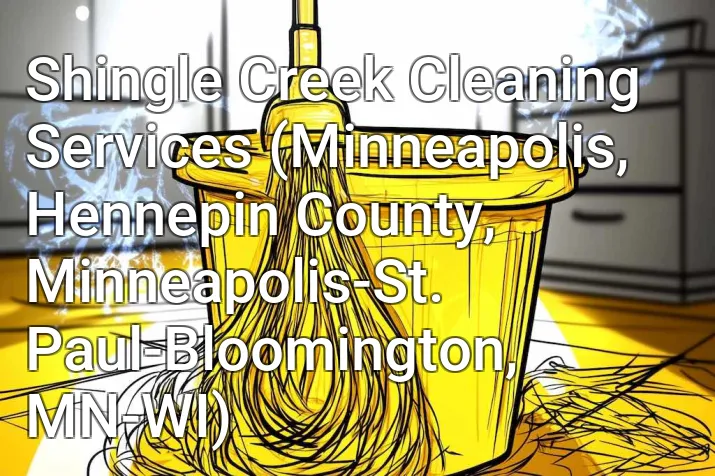 Shingle Creek Cleaning Services (Minneapolis, Hennepin County, Minneapolis-St. Paul-Bloomington, MN-WI)
