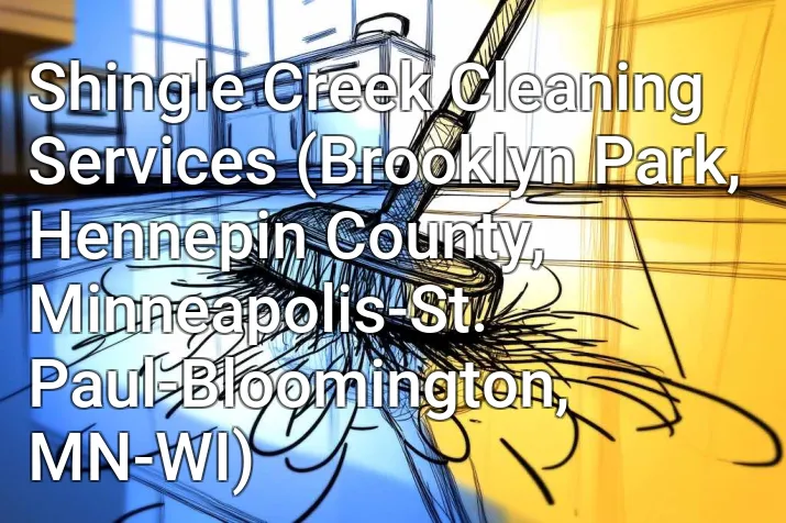 Shingle Creek Cleaning Services (Brooklyn Park, Hennepin County, Minneapolis-St. Paul-Bloomington, MN-WI)