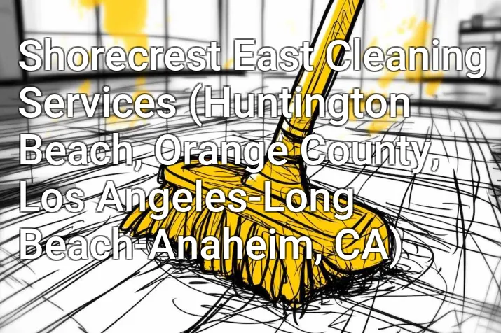 Shorecrest East Cleaning Services (Huntington Beach, Orange County, Los Angeles-Long Beach-Anaheim, CA)