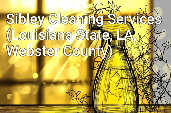 Sibley Cleaning Services (Louisiana State, LA, Webster County)