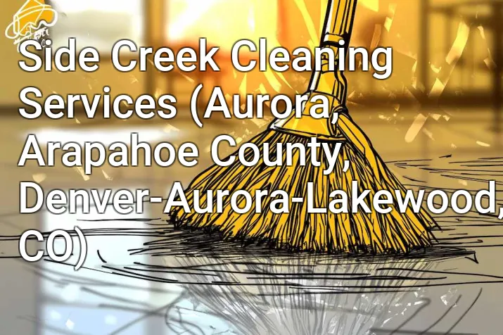 Side Creek Cleaning Services (Aurora, Arapahoe County, Denver-Aurora-Lakewood, CO)
