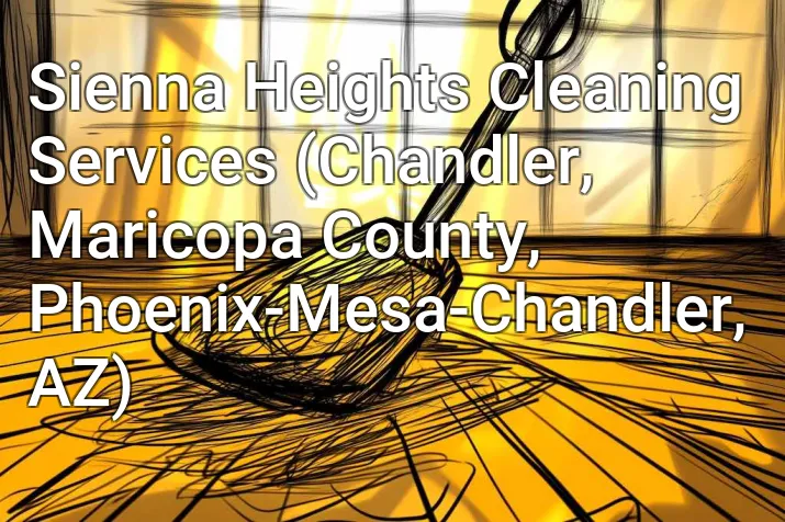 Sienna Heights Cleaning Services (Chandler, Maricopa County, Phoenix-Mesa-Chandler, AZ)