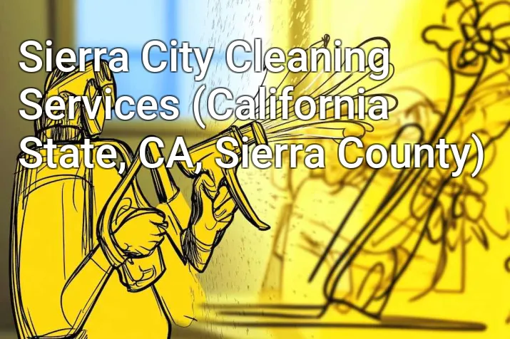 Sierra City Cleaning Services (California State, CA, Sierra County)