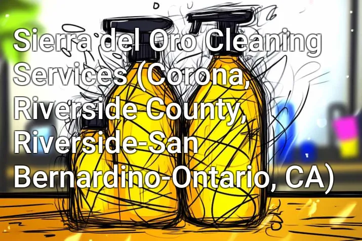 Sierra del Oro Cleaning Services (Corona, Riverside County, Riverside-San Bernardino-Ontario, CA)