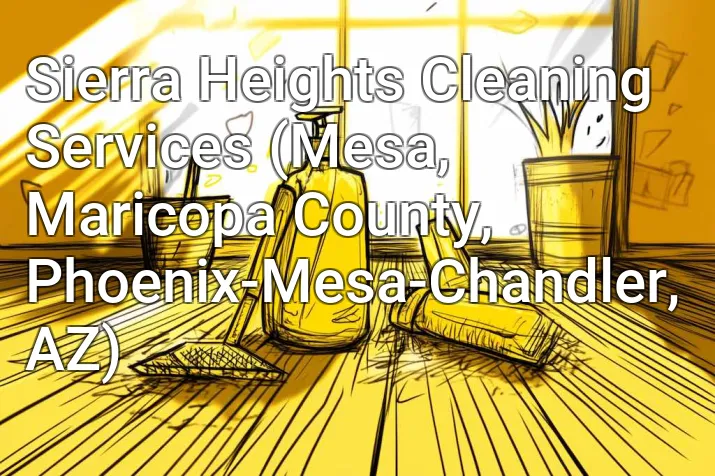 Sierra Heights Cleaning Services (Mesa, Maricopa County, Phoenix-Mesa-Chandler, AZ)