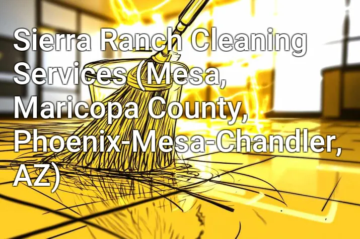 Sierra Ranch Cleaning Services (Mesa, Maricopa County, Phoenix-Mesa-Chandler, AZ)