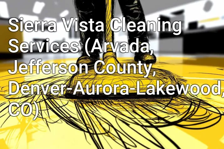 Sierra Vista Cleaning Services (Arvada, Jefferson County, Denver-Aurora-Lakewood, CO)