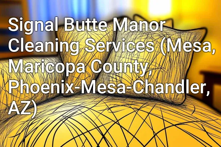 Signal Butte Manor Cleaning Services (Mesa, Maricopa County, Phoenix-Mesa-Chandler, AZ)