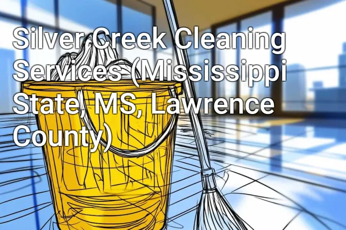 Silver Creek Cleaning Services (Mississippi State, MS, Lawrence County)