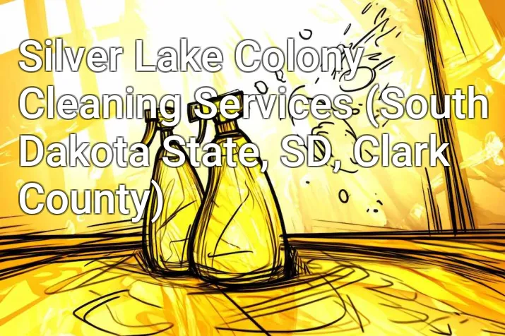Silver Lake Colony Cleaning Services (South Dakota State, SD, Clark County)