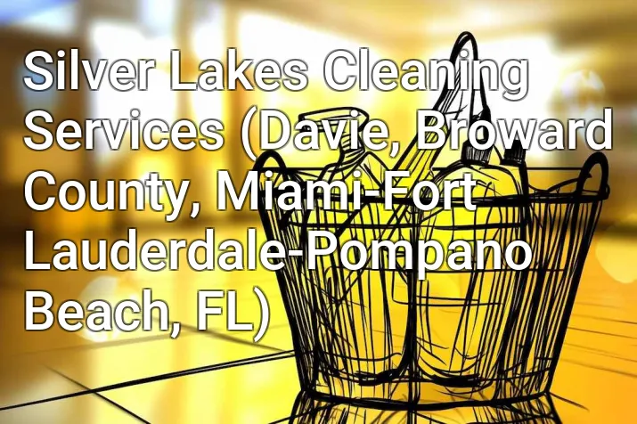 Silver Lakes Cleaning Services (Davie, Broward County, Miami-Fort Lauderdale-Pompano Beach, FL)