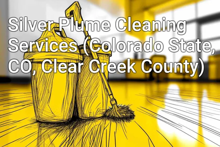 Silver Plume Cleaning Services (Colorado State, CO, Clear Creek County)