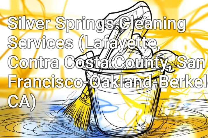 Silver Springs Cleaning Services (Lafayette, Contra Costa County, San Francisco-Oakland-Berkeley, CA)