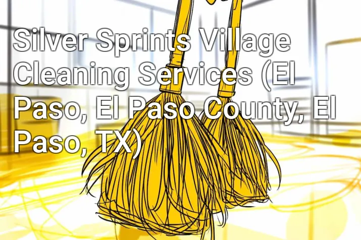 Silver Sprints Village Cleaning Services (El Paso, El Paso County, El Paso, TX)