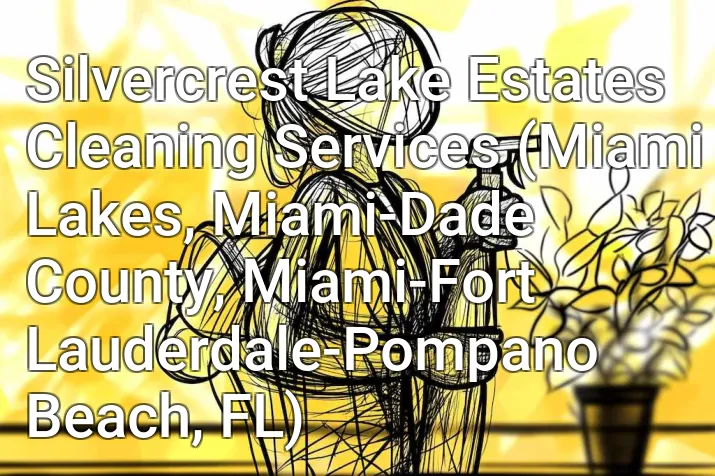 Silvercrest Lake Estates Cleaning Services (Miami Lakes, Miami-Dade County, Miami-Fort Lauderdale-Pompano Beach, FL)