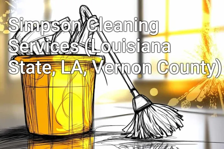 Simpson Cleaning Services (Louisiana State, LA, Vernon County)
