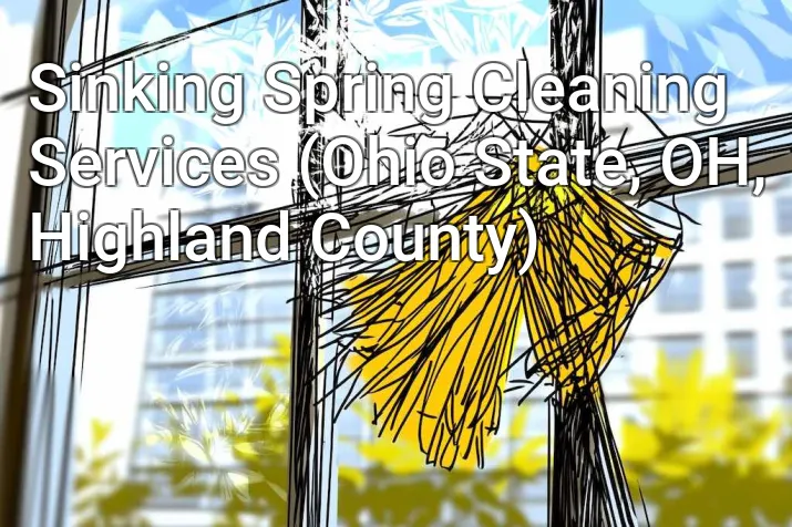 Sinking Spring Cleaning Services (Ohio State, OH, Highland County)