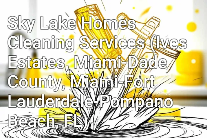 Sky Lake Homes Cleaning Services (Ives Estates, Miami-Dade County, Miami-Fort Lauderdale-Pompano Beach, FL)