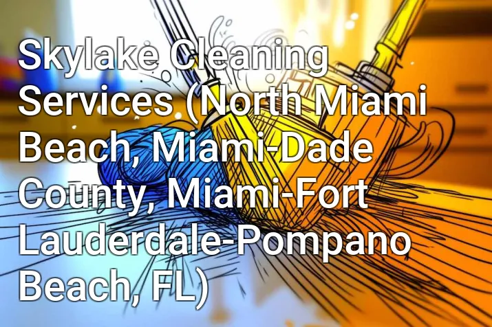 Skylake Cleaning Services (North Miami Beach, Miami-Dade County, Miami-Fort Lauderdale-Pompano Beach, FL)