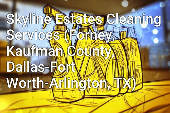Skyline Estates Cleaning Services (Forney, Kaufman County, Dallas-Fort Worth-Arlington, TX)