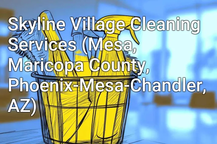 Skyline Village Cleaning Services (Mesa, Maricopa County, Phoenix-Mesa-Chandler, AZ)