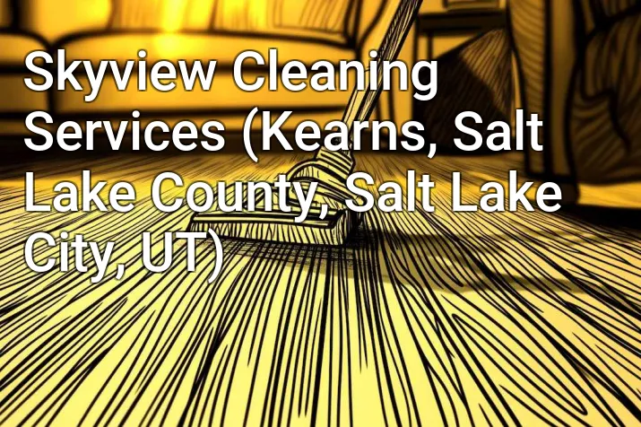 Skyview Cleaning Services (Kearns, Salt Lake County, Salt Lake City, UT)