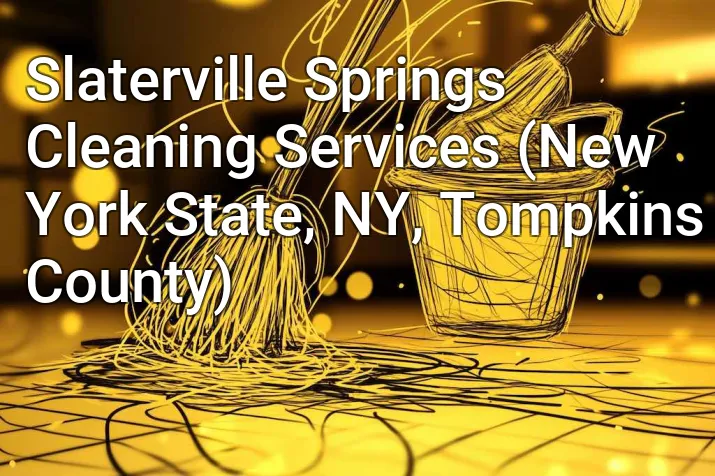 Slaterville Springs Cleaning Services (New York State, NY, Tompkins County)