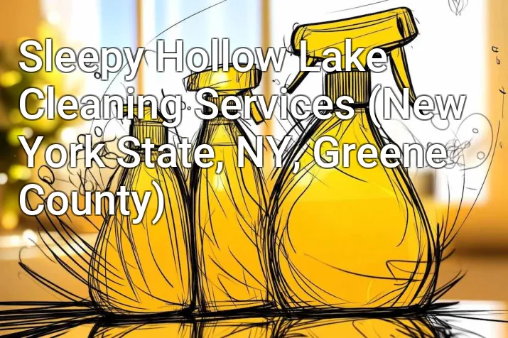 Sleepy Hollow Lake Cleaning Services (New York State, NY, Greene County)