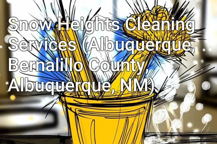 Snow Heights Cleaning Services (Albuquerque, Bernalillo County, Albuquerque, NM)