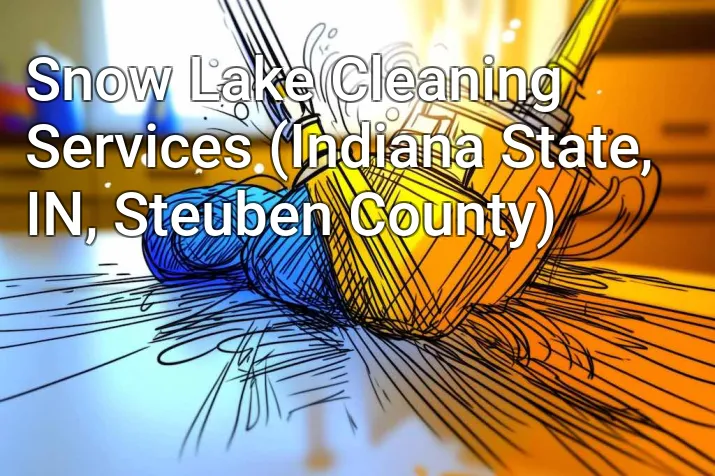 Snow Lake Cleaning Services (Indiana State, IN, Steuben County)