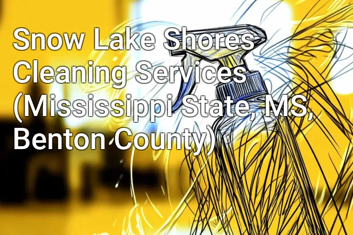 Snow Lake Shores Cleaning Services (Mississippi State, MS, Benton County)